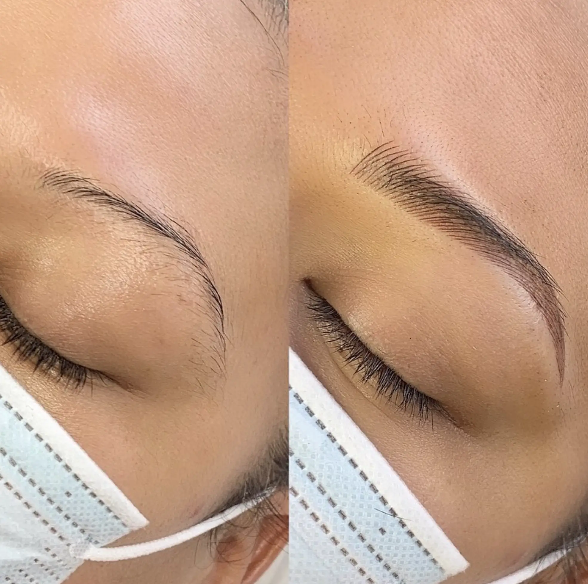 Vaseline and microblading